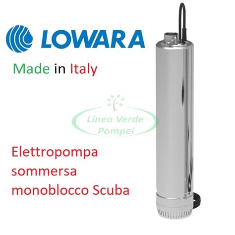 Linea Verde Pompei Prodotto 5958 Elettropompa Sommersa Monoblocco