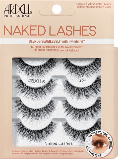 ARDELL Künstliche Wimpern 421 Naked Lashes 4 Paar 8 St dm Dauerpreis