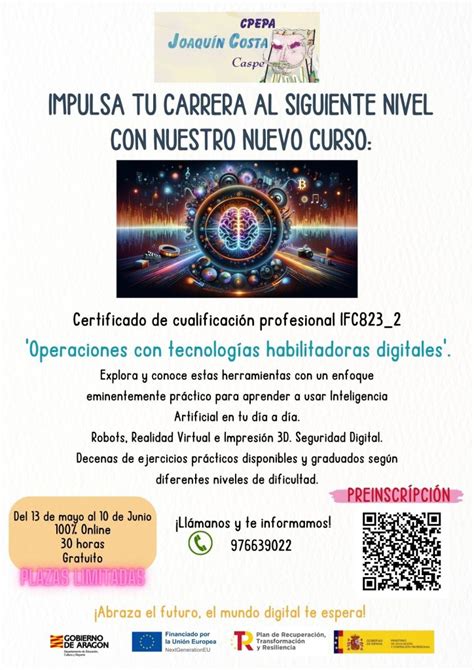 Nuevo Curso De Capacitaci N Digital Cpepa Joaqu N Costa