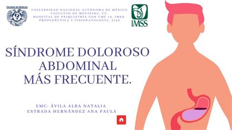 Síndrome doloroso abdominal más frecuente