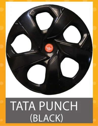 15 Inch Tata Punch Black Polypropylene Car Wheel Cover At 370 Set In