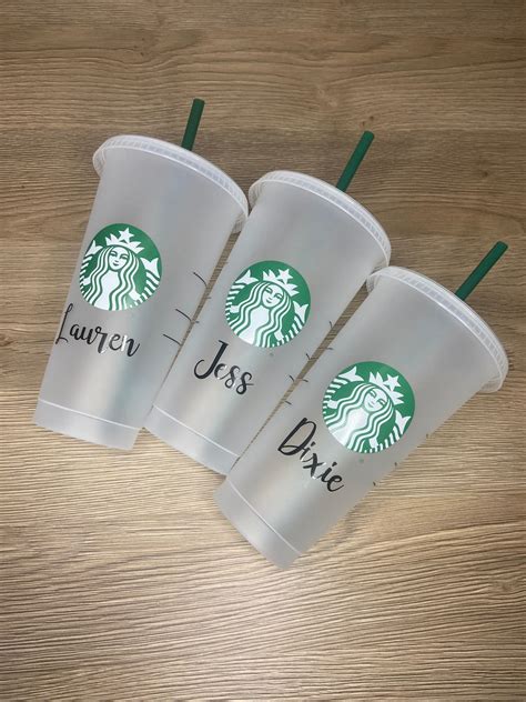 Starbucks Personalised 24oz Plastic Straw Cup Etsy