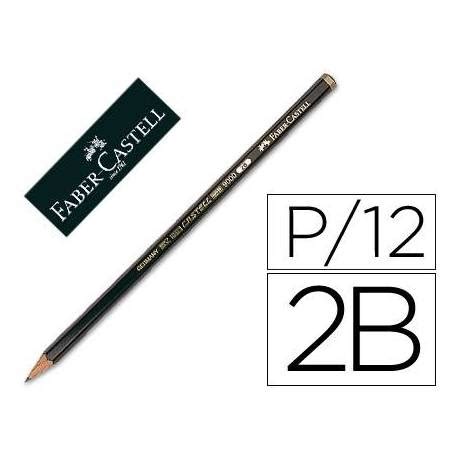 Lapices De Grafito Marca Faber Castell 9000 2B 73072