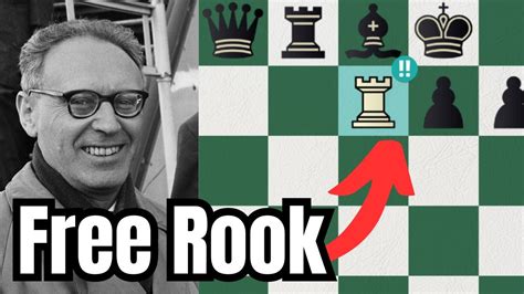 Botvinnik S Immortal DOUBLE Rook Sacrifice YouTube