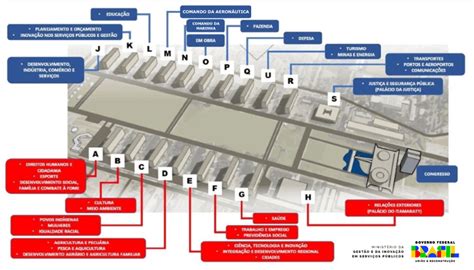 Minist Rios Veja Mapa Nova Distribui O De Pr Dios Na Esplanada