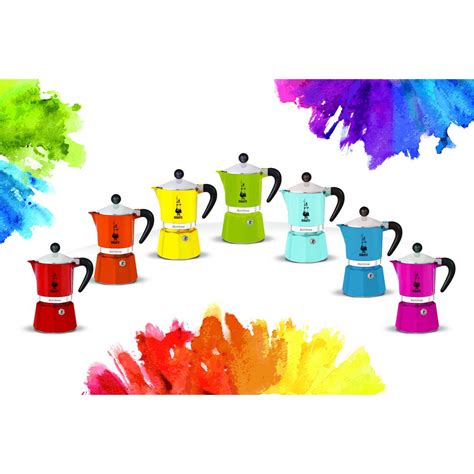 Bialetti Espresso Maker Rainbow "3 Cups" - Interismo Online Shop Global