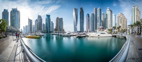 Dubai Marina Panorama United Arab Emirates Photography By Selman