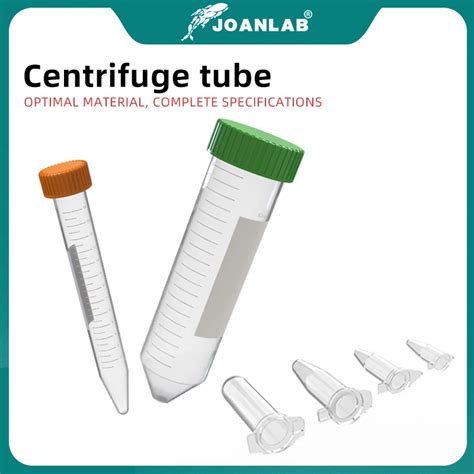 Tubo de centrífuga de plástico JOANLAB 0 2 ml 0 5 ml 1 5 ml 2 ml 10 ml