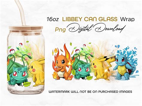 Cartoon Poke Tumbler Png Unzen Libbey Glasdose Lustige Etsy Schweiz