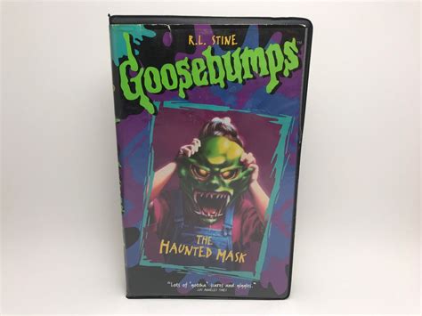 Goosebumps Vhs Video The Haunted Mask 90s Tv Series Movie Film Etsy