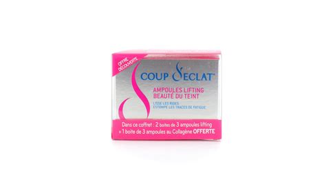 Coup Déclat Ampoule Lifting Beauté Du Teint 2 X 3 Ampoules Asepta