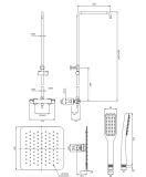 Termostatyczny System Prysznicowy Natynkowy Chrom Y Y X Kcr Omnires