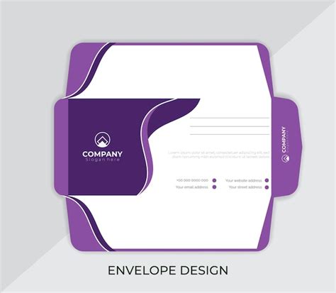 Premium Vector Vector Corporate Modern Envelope Template Or Envelope Design