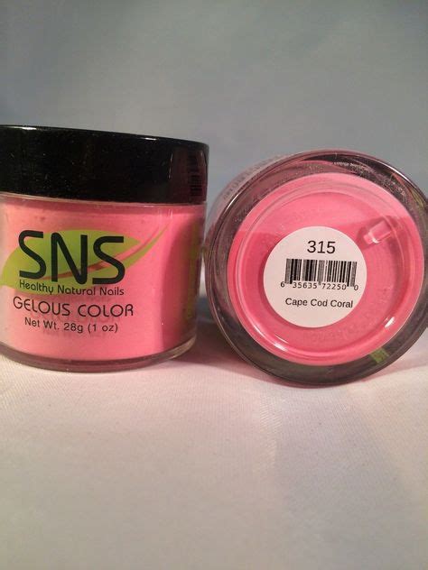 Sns Nail Dipping Powder 1oz Cape Cod Coral 315 No Liquid No Uv Light