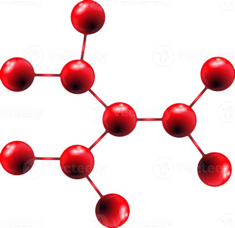 Sinal De Modelo De Estrutura Molecular Moléculas Em Ciência Química