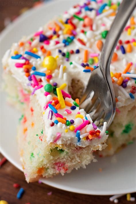 Homemade Funfetti Cake Life Made Simple