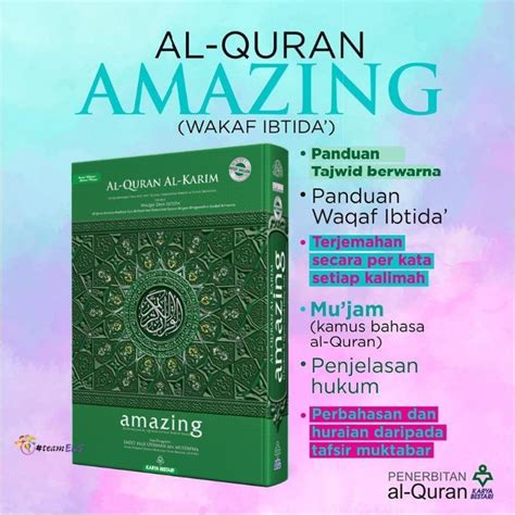 PROMO AMAZING AL QURAN TERJEMAHAN PER KATA NEW EDITION SAIZ A4 NEW