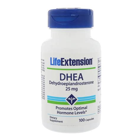 DHEA Dehydroepiandrosterone 25 mg promotes optimal hormone levels 100 ...