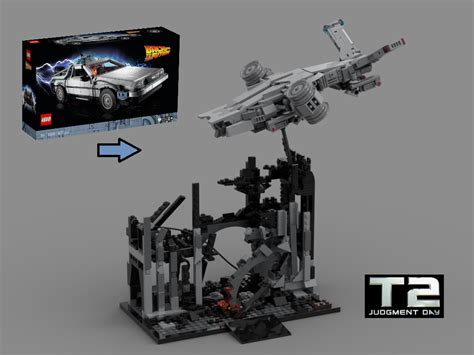 Lego Moc Terminator 2 Hunter Killer Battlefield By Creationcaravan Brad Barber Rebrickable