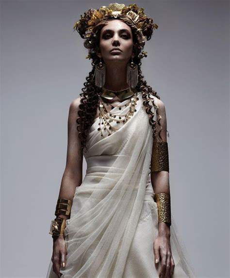 Gold And White Goddess Greek Fashion Fashion Goddess Costume