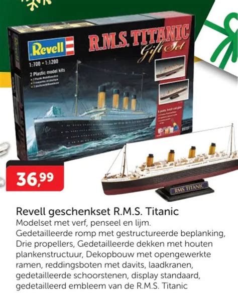 Revell Geschenkset R M S Titanic Promotie Bij Boekenvoordeel