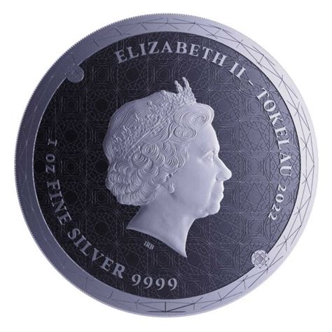 Oz Nzd Tokelau Silver Equilibrium Coin Bu European Mint