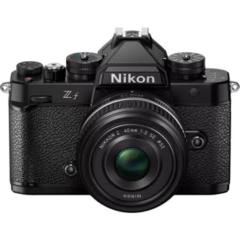 Nikon Zf Mirrorless Camera With 40mm Lens Design Info