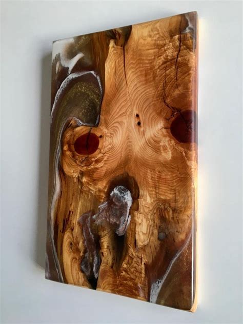 Epoxy Resin and Juniper Wood Wall Art - Etsy