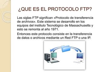 Protocolo FTP PPT