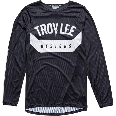 Troy Lee Designs Maillot Manches Longues Homme Skyline Iconic Black