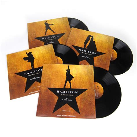 Hamilton: Original Broadway Cast Recording Vinyl 4LP Boxset ...