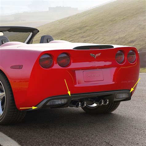 Corvette Rear Lower Bumper Exhaust Panel Coupe Or Convertible 2005 2013 C6 On Sale Corvette