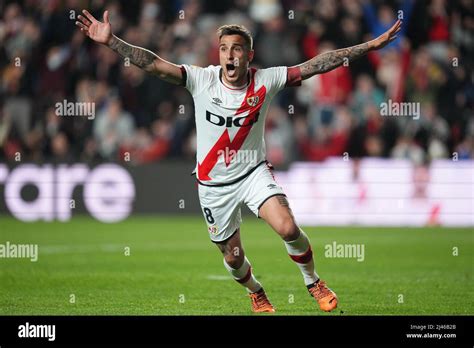 Oscar Trejo Of Rayo Vallecano During The La Liga Match Between Rayo