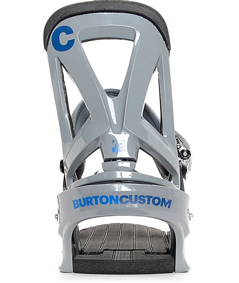 Burton Custom Grey Snowboard Bindings | Zumiez