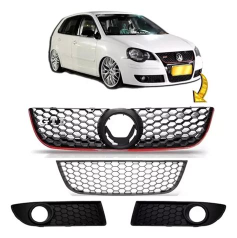 Kit Grades Molduras Polo Gti 2007 2008 2009 2010 2011 2012