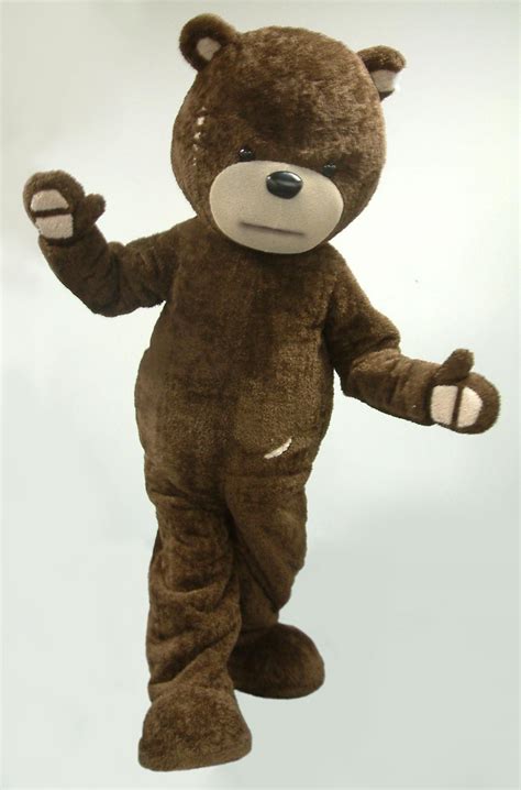 Naughty Bear Mascot Costume Bear Bears Game Kid Character Mascot