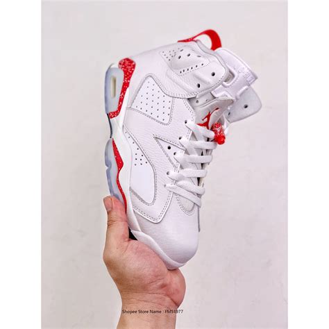 Mscf Fms1977shop Air Jordan 6 Retro Basketball Shoes Red Oreo Aa