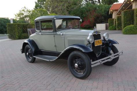 Purchase Used 1930 Ford Model A Deluxe Rumble Seat Coupe Frame Off