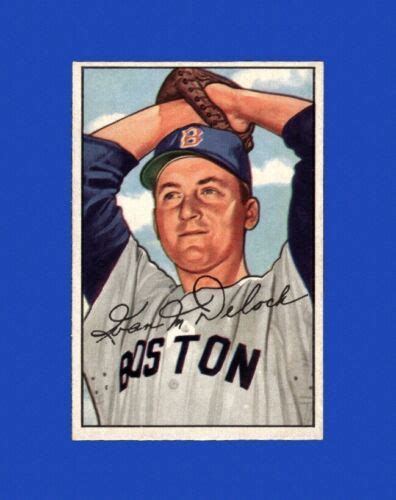 1952 Bowman Set Break 250 Ike Delock NR MINT GMCARDS EBay