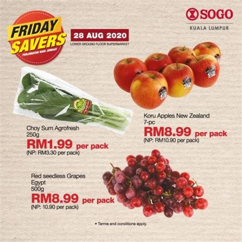 Aug Sogo Supermarket Friday Savers Promotion Everydayonsales