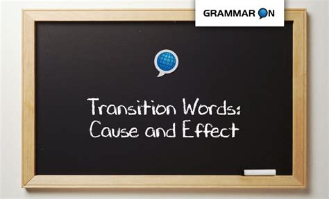english lessons transition words  effect