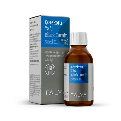 Talya Bitkisel Black Cumin Seed Oil 100 Ml Turkorganics