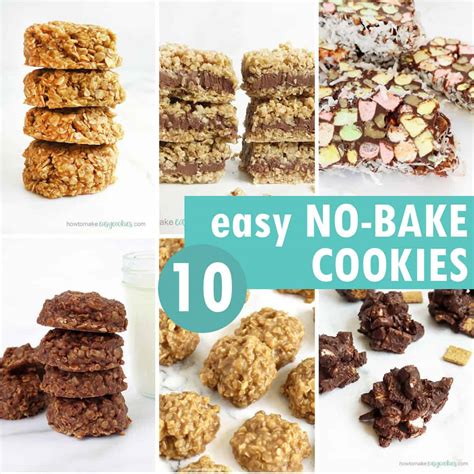 10 EASY No Bake Cookies Delicious Recipes Without The Oven