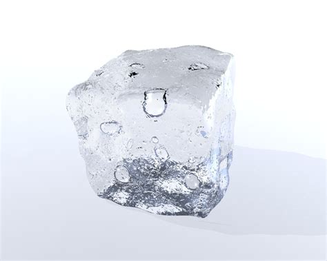 Melting Ice Cube Pencil Drawing