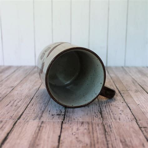 Vintage Otagiri Roadrunner Mug With Handle Ceramic Stoneware Southwest