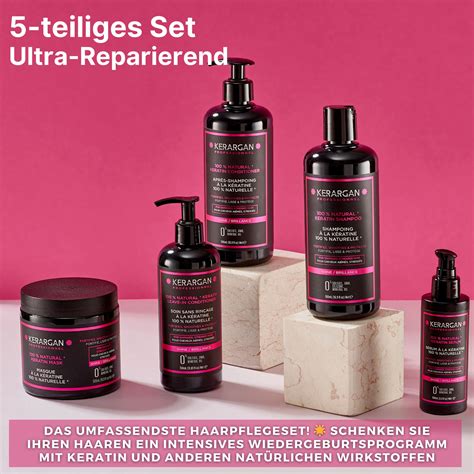 Kerargan Komplettset Ultra Reparatur Shampoo Spülung Maske Serum