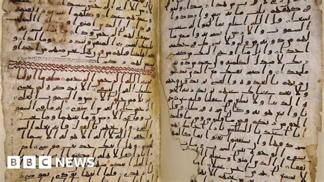 Birminghams Ancient Koran History Revealed Bbc News