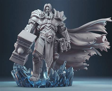 Arthas World Of Warcraft Stl 3d Print Model Etsy