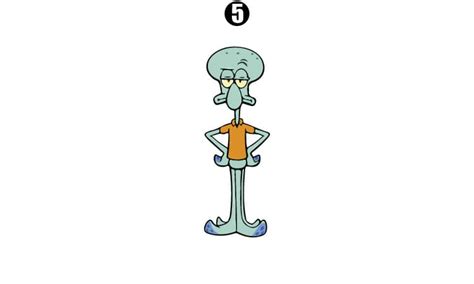 Squidward Drawing - A Step By Step Tutorial - Cool Drawing Idea