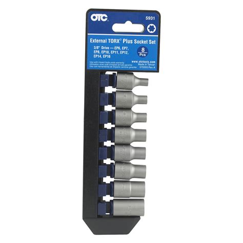 OTC 5931 Square Drive External Torx Plus Socket Set